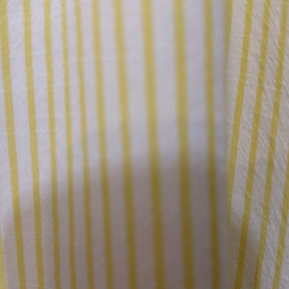 LOFT Yellow and White Striped Top with Dolman Sleeves - Picture 4 of 4